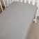 Sheet on the elastic band “Small stars”, size 60x120 cm, color gray color