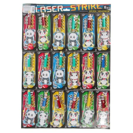 Laser laser 5 nozzles + toy "Labyrinth" Panda MIX 17x7 cm-2