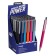 Automatic ballpoint handle 0.7 mm, blue rod, oil, vinson hull mix, rubberized