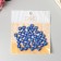 Decor for creativity Plastic "Half -Pester with a Straza Straz" set 40 pcs 1x1x0.5 cm