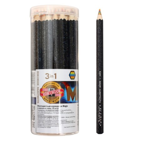 Pencil with multicolor barrels Koh-I-Noor 3405/04, Magic Neon, 5.6 mm