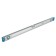 Aluminum level hobbi, skeleton, 3 ampoules, magnet, 100 cm, 1 rotary