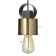 Lamp Bayerlux 2287/1 E27 40W black and gold 10x10x13-113 cm
