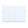College-wiper in a solid cover of 7BC, A5, 120 sheets, marble (white), cage block, glossy lamination