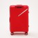 Middle suitcase 24 ", lightning department, code castle, 4 wheels, red color
