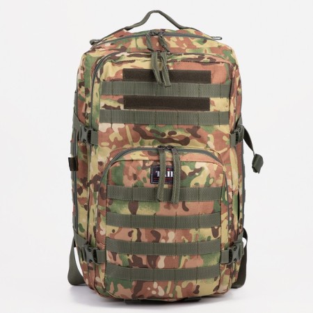 Tactical backpack, TAIF, 40 l, lightning department, 2 outer pockets, brown color/camouflage-2