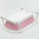 Bath -folding bath with plum, 75 cm., Pink color