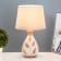 Board lamp "Mena" E14 40W White-beige 20x20x38 cm Risalux