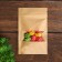 Zip-Lock bag Craft with a rectangular window, flat, 9 x 14 cm