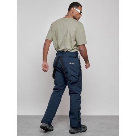 Semi-combinezone ski insulated male winter, size 52, dark blue color-20