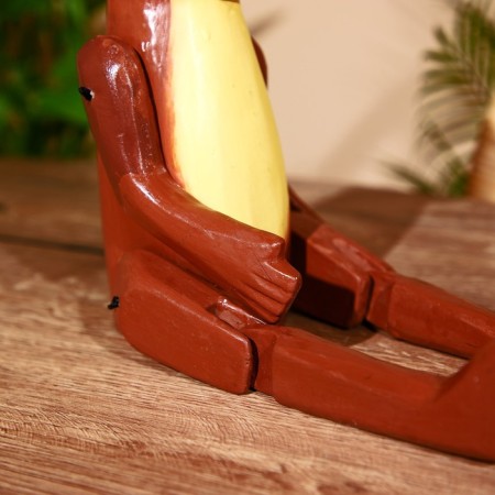 Souvenir "Monkey" hanging paws, wood 40 cm-3
