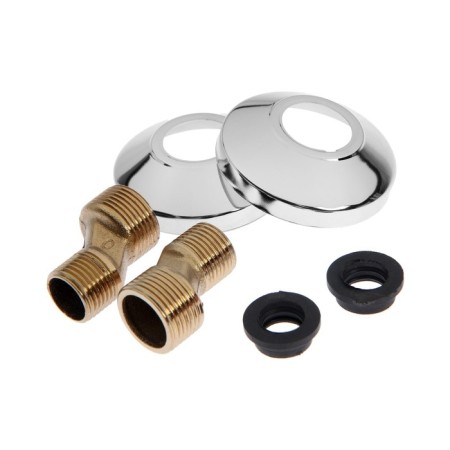 ACCOONA A7125 bath mixer, single -leaf, pour 300 mm, shower set, chrome-5