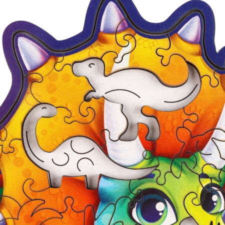 Puzzle "Triceratops"-5