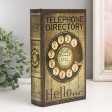 Safe-book wood to the leatherette 