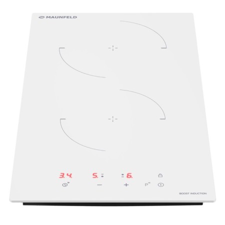 Hlect surface Maunfeld CVI302EXWH, induction, 2 burners, sensor, white-1