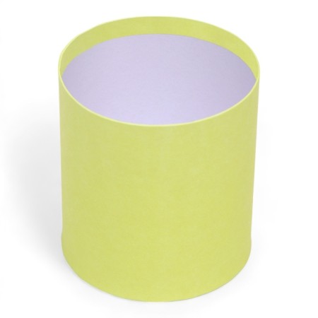 Set of round boxes 2B1, "light green", without a cover, 10 x 10 x 10.5 cm-3