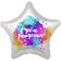 Foil ball 19 "Paints", star
