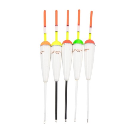 Flot Yaman "cone" with color antenna, foam, 3.1 g, color mixt. 5 pcs.