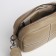 Female bag, cross-body, on lightning, khaki color