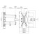 Broat Crocksein for TV UM900 Black 23 "-43" Max.30kg wall-off-veli 107047