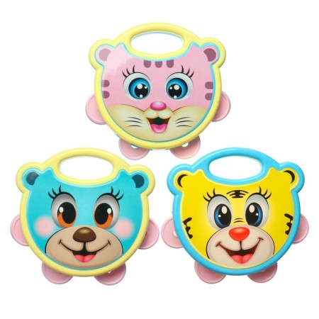 Rattle - tambourine "kids", heroes mix-6