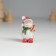 Polystone souvenir "Hedgehog in the red cap and boots" mix 2.8x2.8x4.7 cm