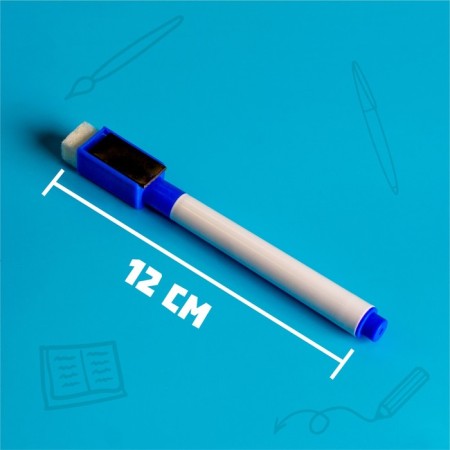 Water -based color marker with magnet, set of 4 pcs.-3