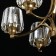 Ilvita chandelier, size 66x95x66 cm, 360W 6xe14