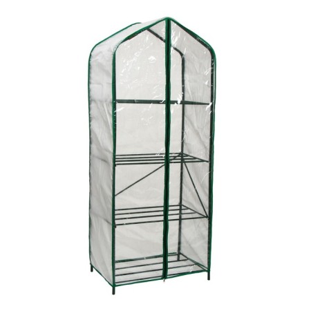 Greenhouse-stellage, 4 shelves, 160 × 65 × 40 cm, metal frame d = 16 mm, spanbond cover 60 g/m²-7
