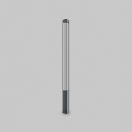 Outdoor O424FL-L25GF, 25W, 11x11x200 cm, LED, 1500LM, 3000K, graphite color, graphite-6