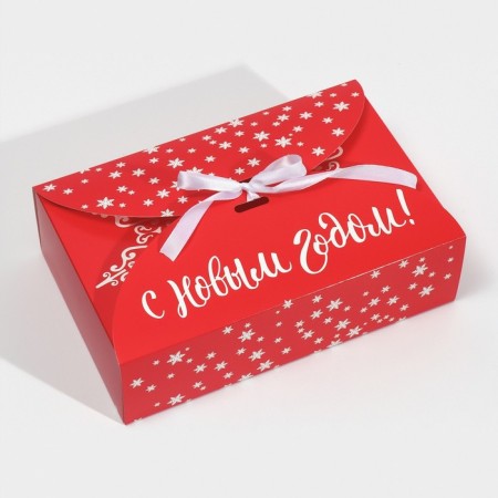 Box the team "Happy New Year", 28 x 18 x 8 cm, New Year