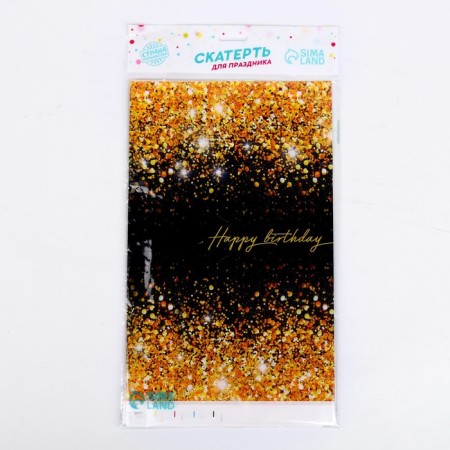 Single tablecloth Happy Birthday 137 × 180cm-1