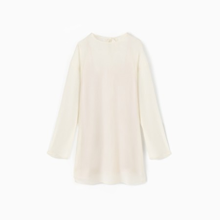 Women's dress with a lining minku: Casual Collection Color White, rr 48-5