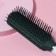 The comb massage, rubberized handle, 4 × 23 cm, green/white color