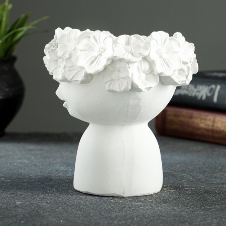 Kashpo - organizer "Mila" Belaya, 13.3cm-1