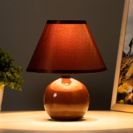 Lamp "Coffee ball" h = 20cm (220v/60W/E14) with a lampshade Risalux-5