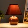 Lamp "Coffee ball" h = 20cm (220v/60W/E14) with a lampshade Risalux