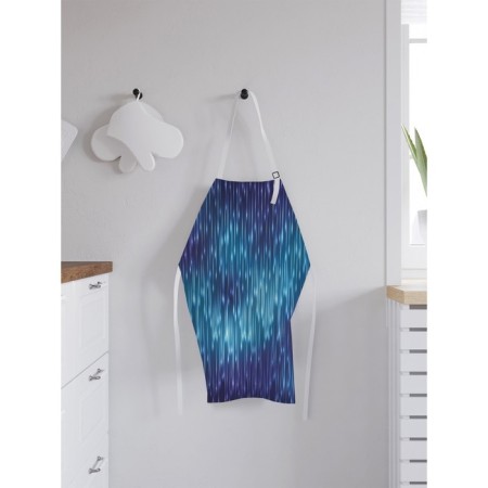 Apron kitchen with a photo print "Rain Wall", adjustable, size OS-1