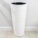 Kashpo for flowers with an insert "Oasis", 63 l (13 l), white color