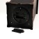 Spar "fireplace" LED from batteries 3HAAA Black with a golden patina 13, x13x34 cm Risalux