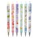 Gel pen, automatic 0.5 mm, blue rod, body with a pattern, mix (barcode on a piece)