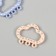 Carabine metal, plastic with rings "Cloud with rhinestones" MIX 2.4x3 cm