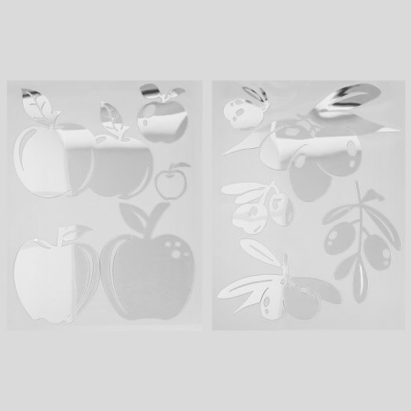 Interior mirror sticker "Fruits and berries" MIX 31.5x41 cm