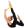 Ripper for rhythmic gymnastics weighted Grace Dance, 2.5 m, yellow color