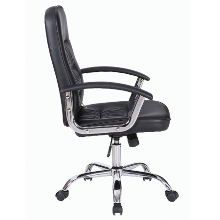 Brabix armchair "Bit EX-550", chrome, eco-leather, black-2