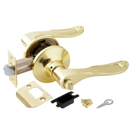 PUNTO 6030 PB-B peble handle, with a latch, color gold