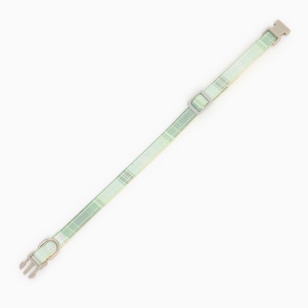 Collar "softness", polyester, with a bell, 34 x 1 cm, green-3
