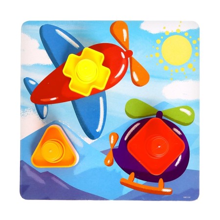 Designer "Bolts and nuts", 10 cards, transport-6