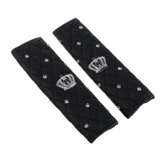 Safety belt, crown, black, set 2 pcs