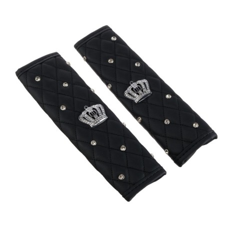 Safety belt, crown, black, set 2 pcs